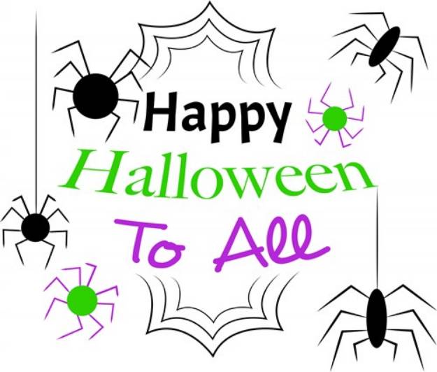 Picture of Happy Halloween To All SVG File