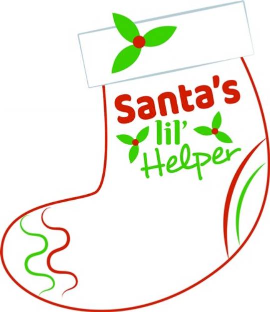 Picture of Santas Lil Helper SVG File