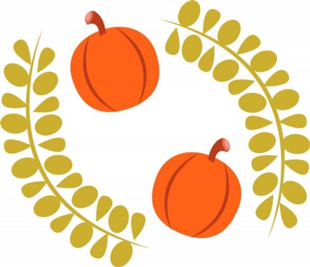 Picture of Thanksgiving Decorations SVG File