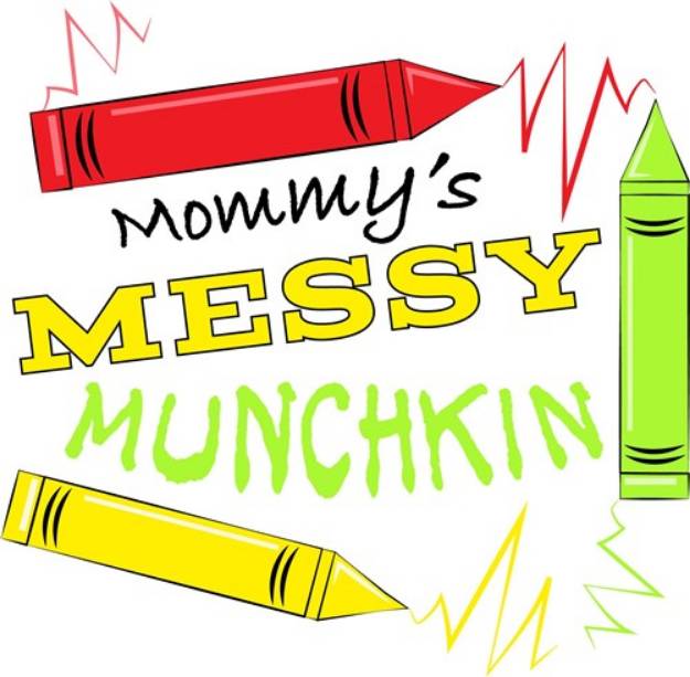Picture of Mommys Messy Munchkin SVG File