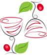 Picture of Artistic Wine Glasses SVG File