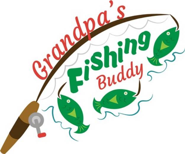Picture of Grandpas Fishing Buddy SVG File