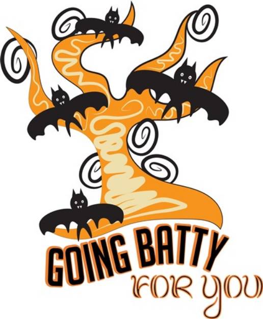 Picture of Going Batty For You SVG File