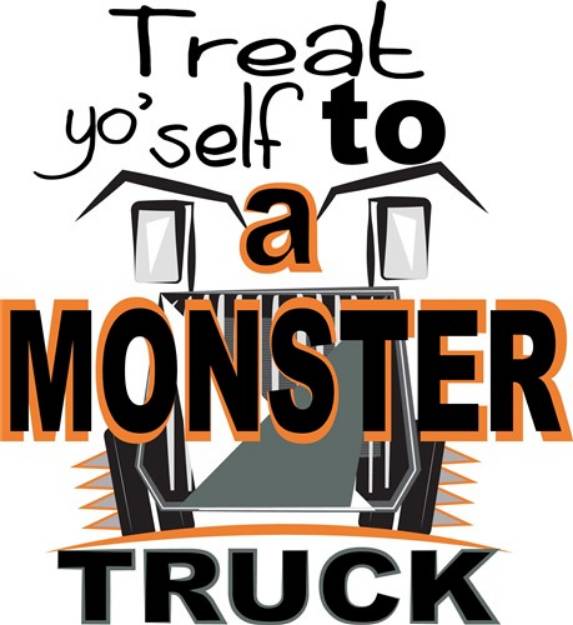 Picture of Halloween Monster Truck SVG File