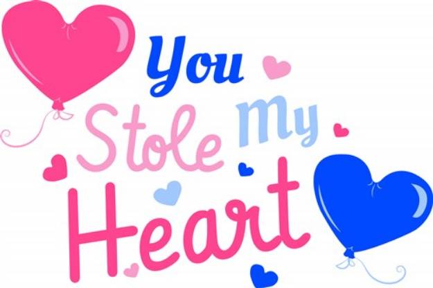 Picture of You Stole My Heart SVG File
