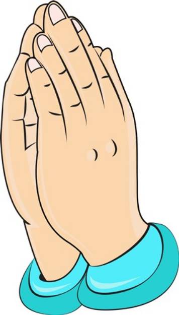 Picture of Praying Hand SVG File