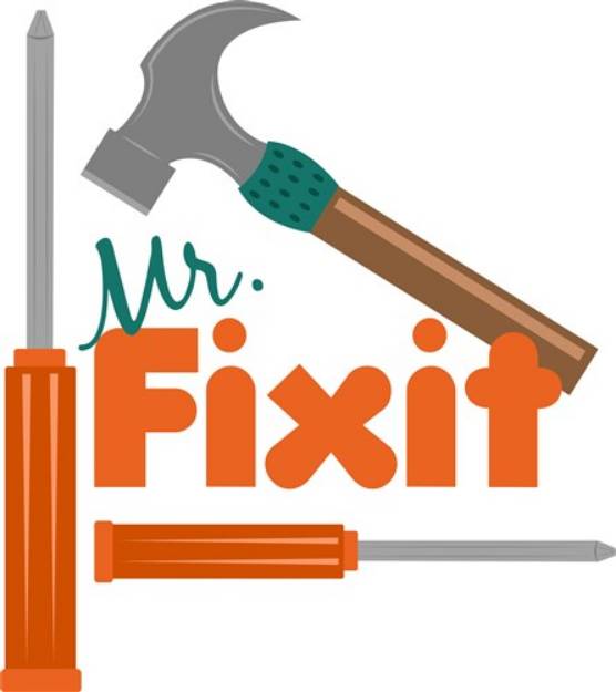 Picture of Mr Fixit SVG File