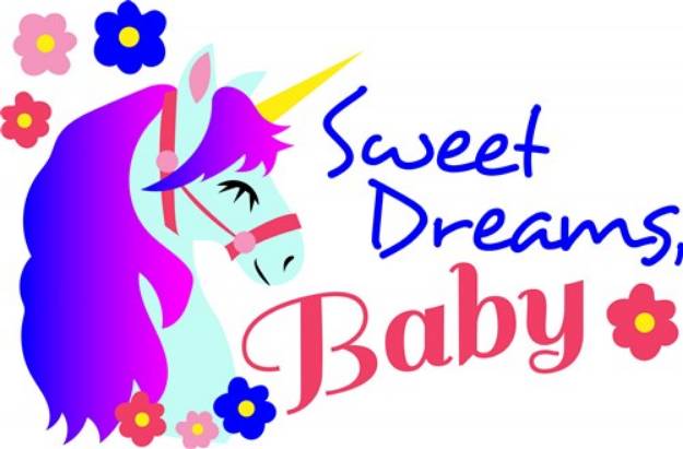 Picture of Sweet Dreams Baby SVG File