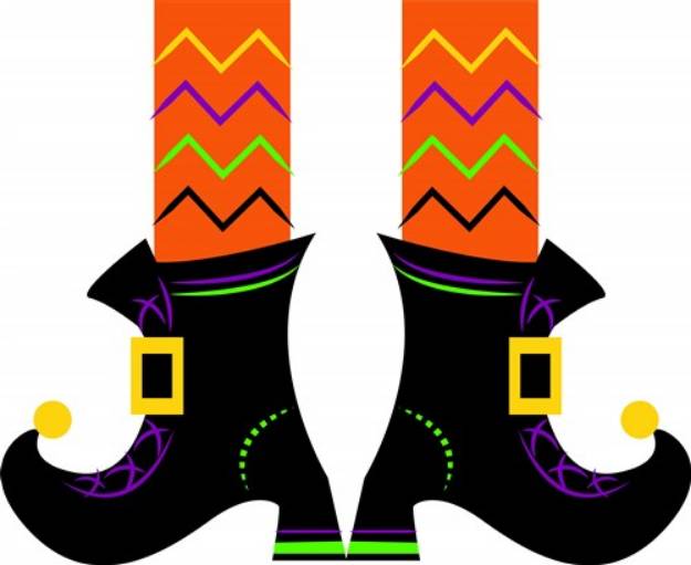 Picture of Witch Boots SVG File