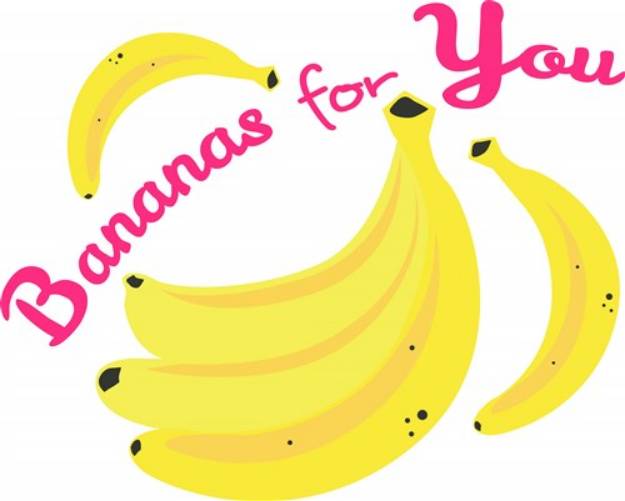 Picture of Bananas For You SVG File