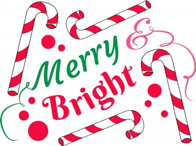 Picture of Merry And Bright SVG File