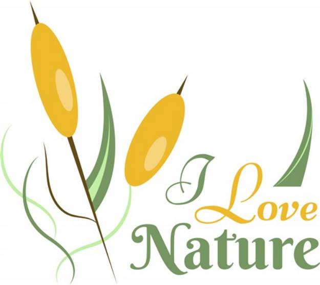 Picture of I Love Nature SVG File