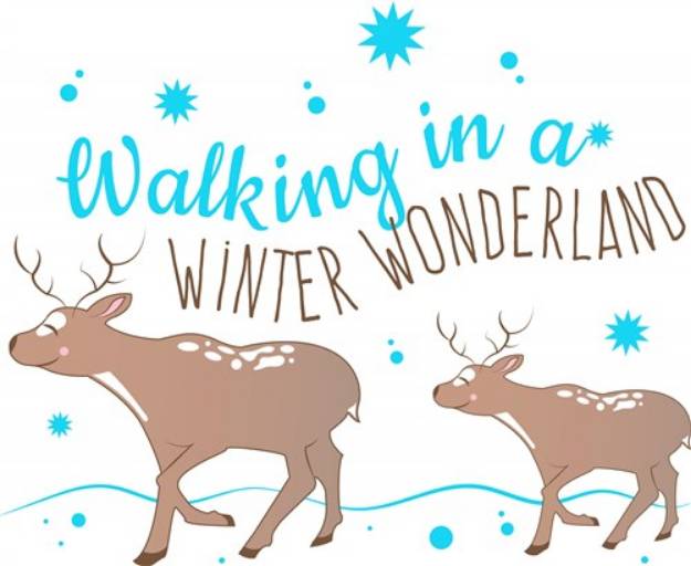 Picture of Walking In A Winter Wonderland SVG File