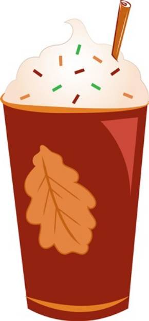 Picture of Fall Latte Base SVG File