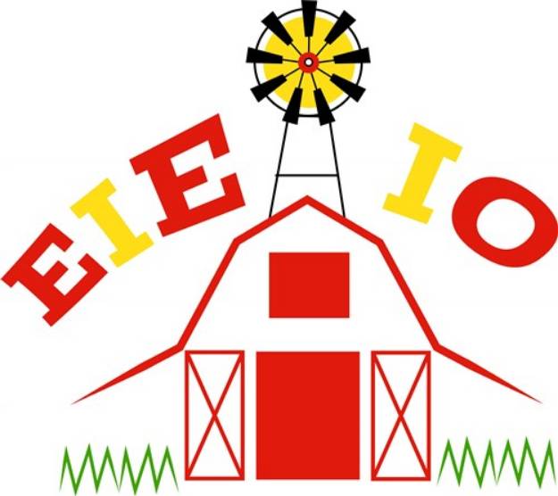 Picture of Barn EIEIO SVG File