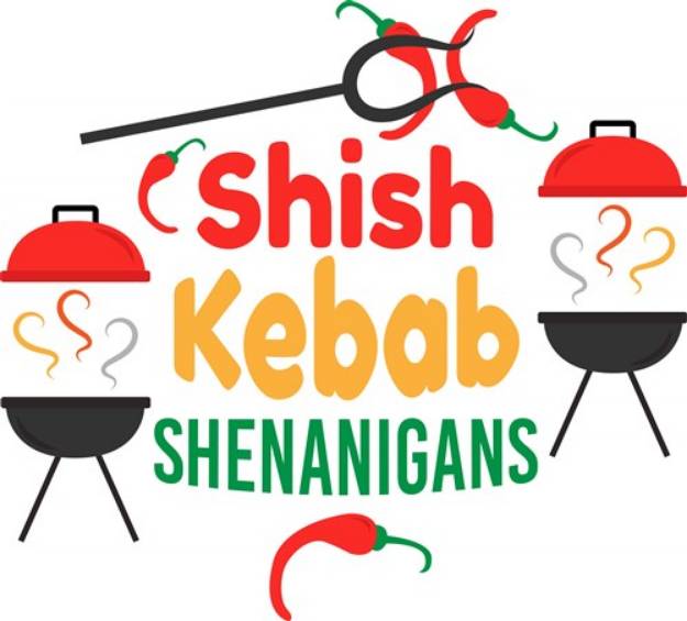 Picture of BBQ Shish Kebab Shenanigans SVG File