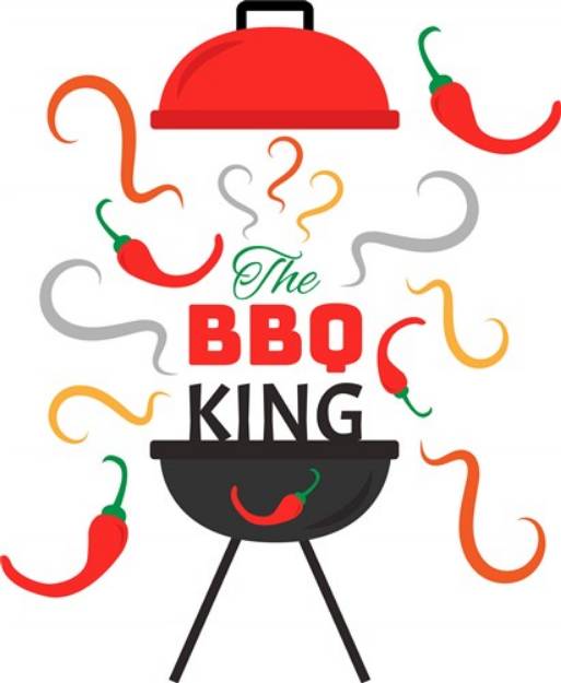 Picture of The BBQ King SVG File