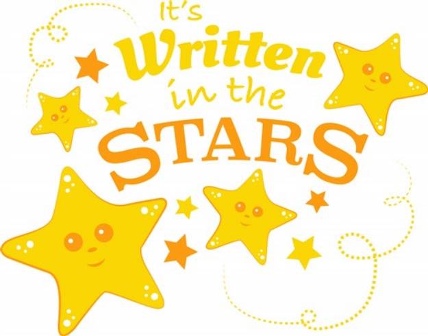 Picture of  Written In The Stars SVG File