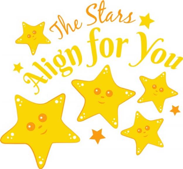 Picture of The Stars Align For You SVG File