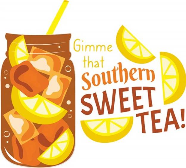 Picture of Southern Sweet Tea SVG File