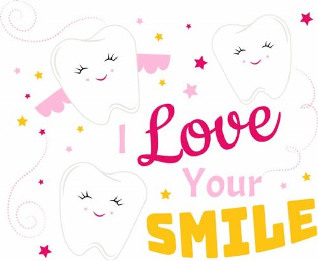 Picture of Tooth Fairy I Love Your Smile SVG File