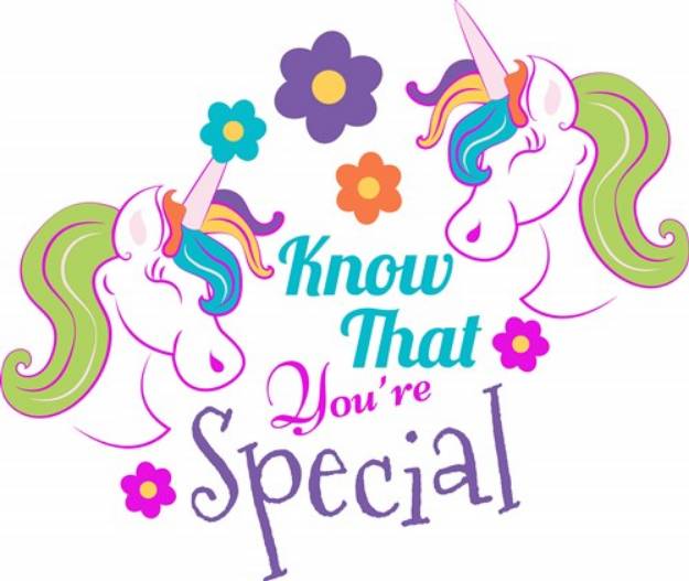 Picture of Unicorn Know That You re Special SVG File