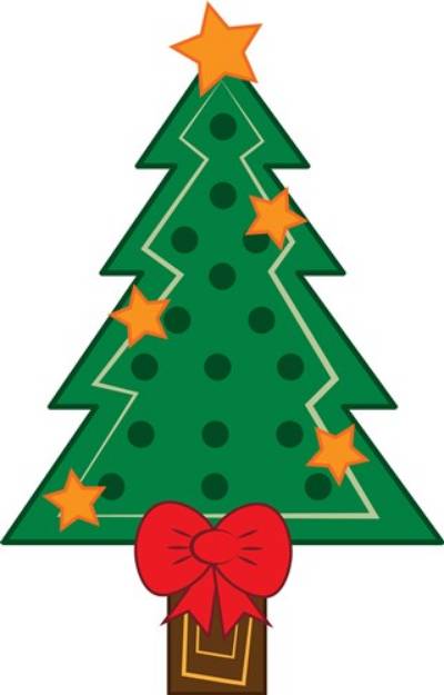 Picture of ChristmasTree Base SVG File