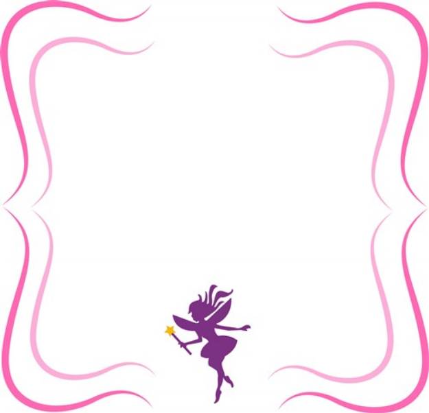Picture of Fairy Border  SVG File