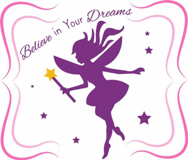 Picture of Believe In Your Dreams Fairy SVG File