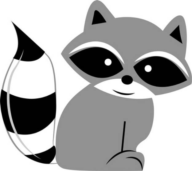 Picture of Racoon Base SVG File