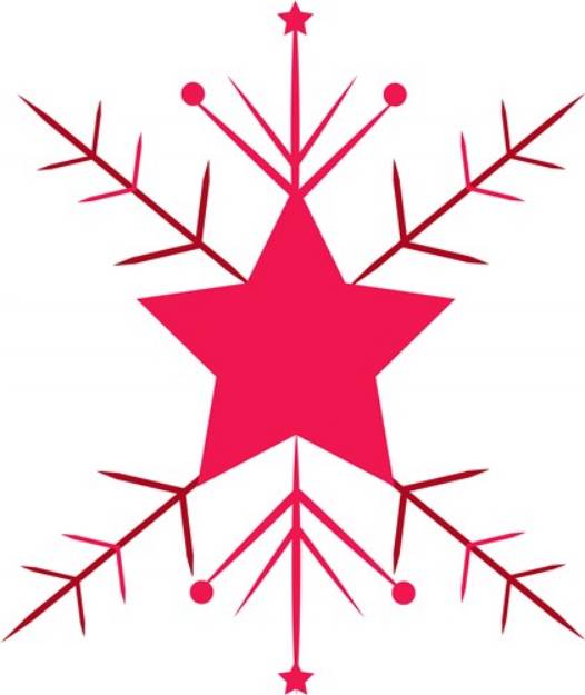 Picture of Snowflake Base SVG File