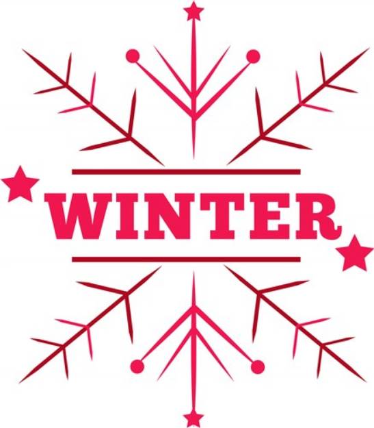 Picture of Snowflake Winter SVG File