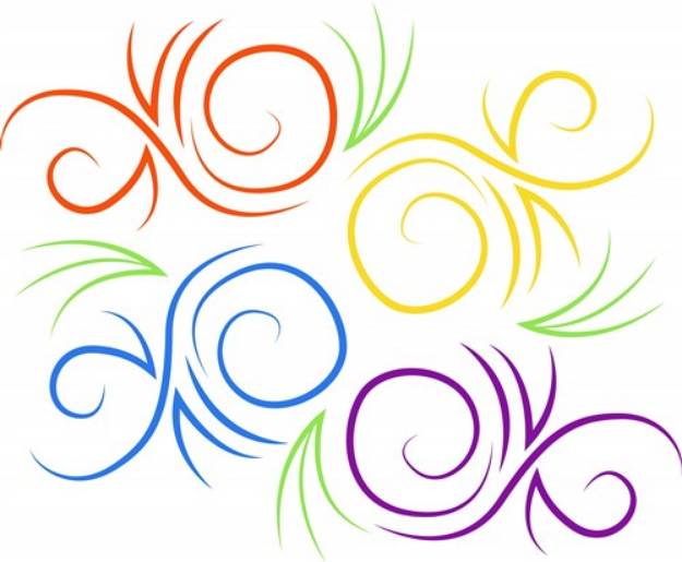 Picture of Swirls Base SVG File