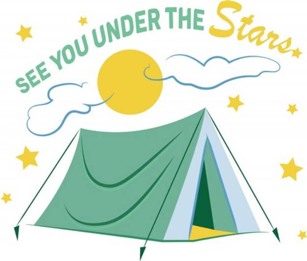 Picture of Camping See You Under The Stars SVG File