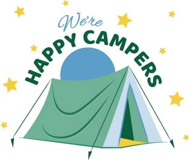 Picture of We re Happy Campers SVG File