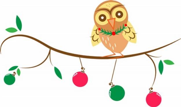 Picture of Xmas Owl Base SVG File