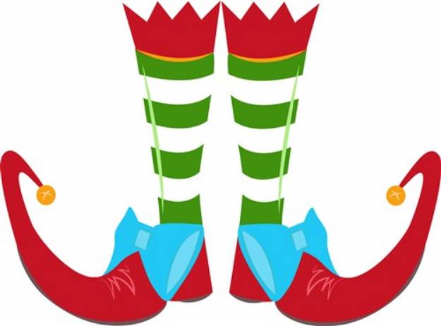 Picture of Elf Shoes Base SVG File