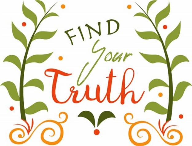 Picture of Floral Find Your Truth SVG File