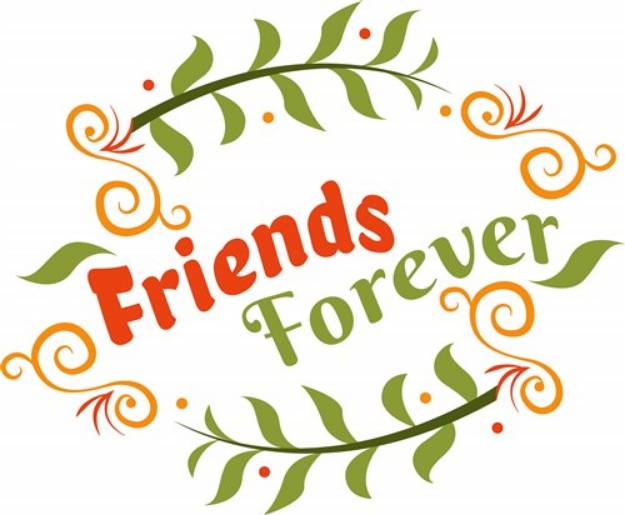 Picture of Floral Friends Forever SVG File