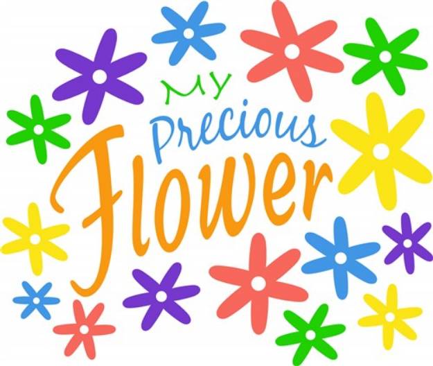 Picture of My Precious Flower SVG File