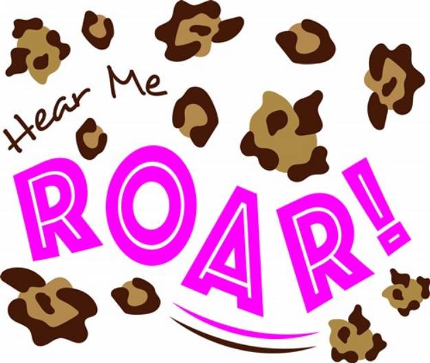 Picture of Hear Me Roar SVG File