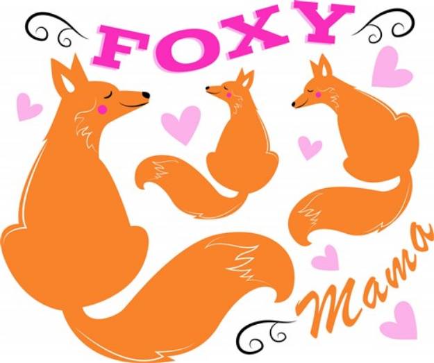 Picture of Foxy Mama SVG File