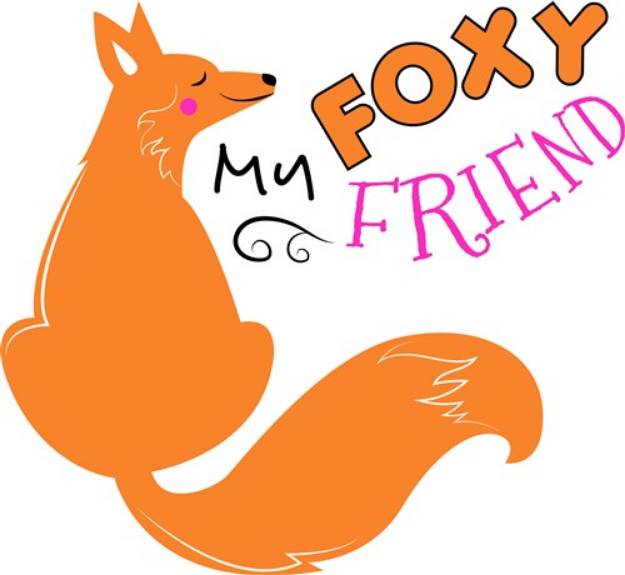 Picture of My Foxy Friend SVG File
