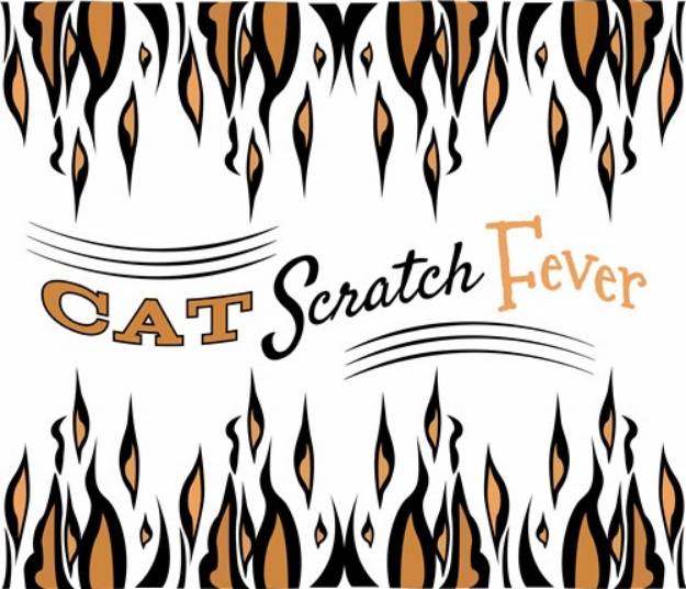 Picture of Cat Scratch Fever SVG File