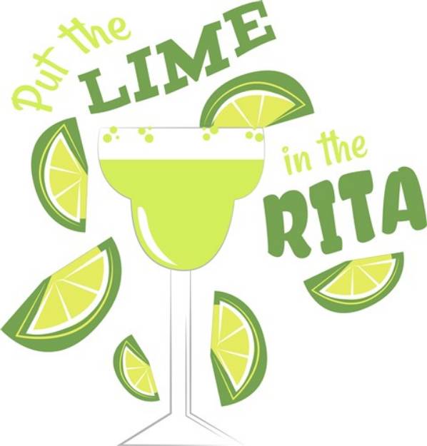 Picture of Lime In The Rita SVG File