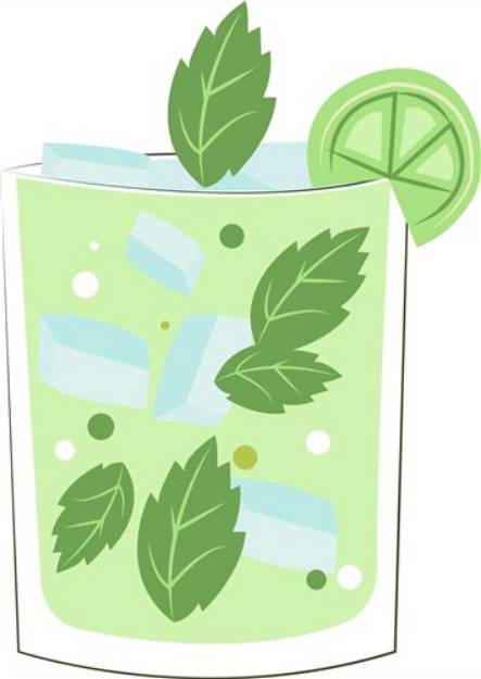 Picture of Mint Julep SVG File