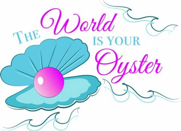 Picture of World Is Your Oyster SVG File
