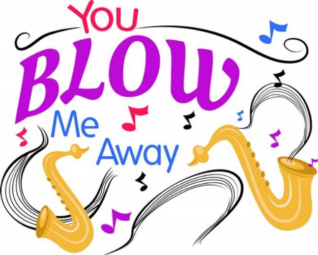 Picture of Blow Me Away SVG File