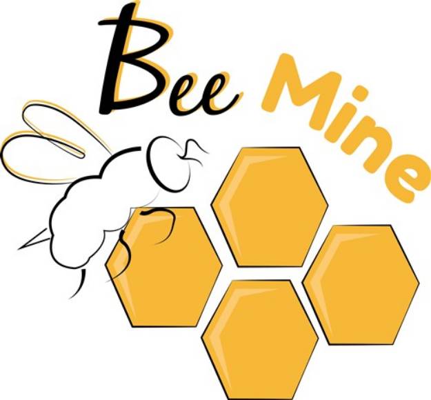 Picture of Bee Mine SVG File