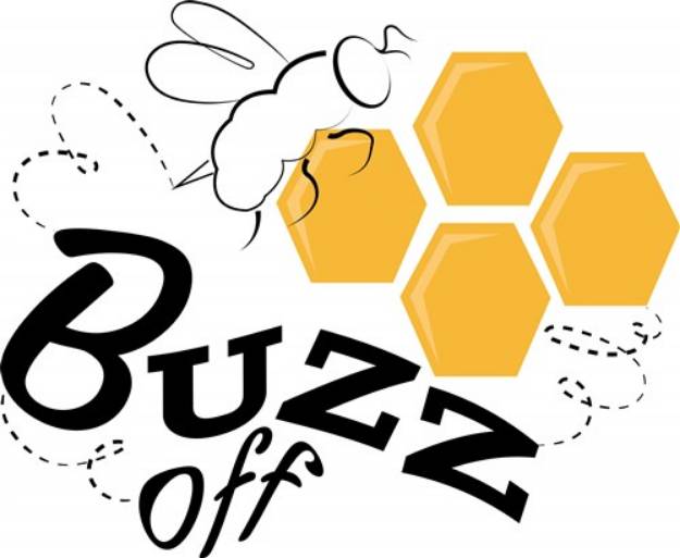 Picture of Buzz Off SVG File